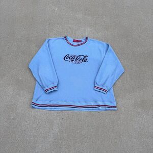 Coca-cola Men's Blue Sweatshirt